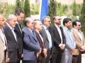 گزارش تصویری بازدید دکتر حبیبا و افتتاح پروژه های دانشگاه 